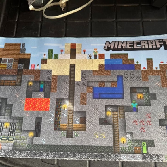 Minecraft Computer Desk Mouse Pad - Picture 2 of 3